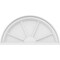 Ekena Millwork Half Round 4 Spoke Architectural Grade PVC Pediment, 26"W x 13"H x 2"P PEDPS026X130HRO04 - alternate 4
